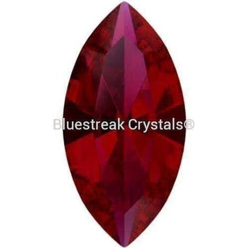 Swarovski Fancy Stones Xilion Navette (4228) Scarlet Ignite UNFOILED-Swarovski Fancy Stones-6x3mm - Pack of 720 (Wholesale)-Bluestreak Crystals