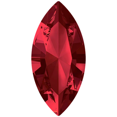 Swarovski Fancy Stones Xilion Navette (4228) Siam - Bluestreak Crystals