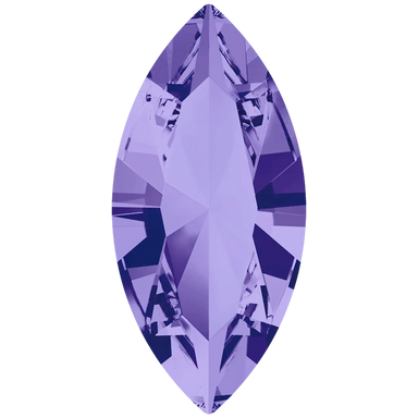 Swarovski Fancy Stones Xilion Navette (4228) Tanzanite - Bluestreak Crystals