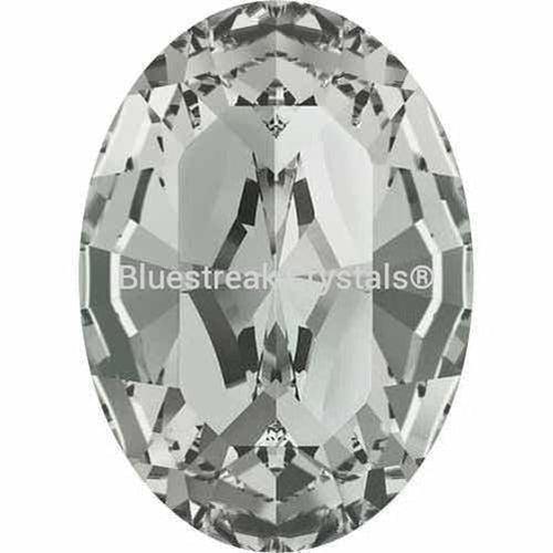 Swarovski Fancy Stones Xilion Oval (4128) Black Diamond-Swarovski Fancy Stones-6x4mm - Pack of 360 (Wholesale)-Bluestreak Crystals