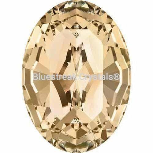 Swarovski Fancy Stones Xilion Oval (4128) Crystal Golden Shadow-Swarovski Fancy Stones-6x4mm - Pack of 360 (Wholesale)-Bluestreak Crystals