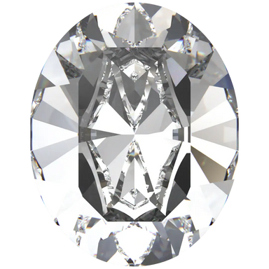 Swarovski Fancy Stones Xilion Oval (4128) Crystal - Bluestreak Crystals