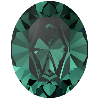 Swarovski Fancy Stones Xilion Oval (4128) Emerald - Bluestreak Crystals