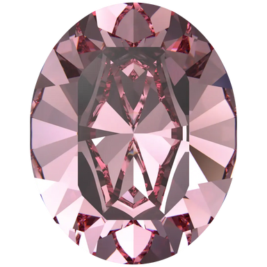 Swarovski Fancy Stones Xilion Oval (4128) Light Rose - Bluestreak Crystals