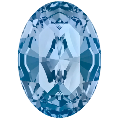 Swarovski Fancy Stones Xilion Oval (4128) Montana - Bluestreak Crystals