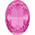 Swarovski Fancy Stones Xilion Oval (4128) Rose-Swarovski Fancy Stones-6x4mm - Pack of 360 (Wholesale)-Bluestreak Crystals