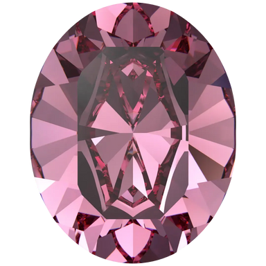 Swarovski Fancy Stones Xilion Oval (4128) Rose - Bluestreak Crystals