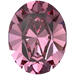 Swarovski Fancy Stones Xilion Oval (4128) Rose - Bluestreak Crystals