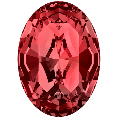 Swarovski Fancy Stones Xilion Oval (4128) Siam - Bluestreak Crystals