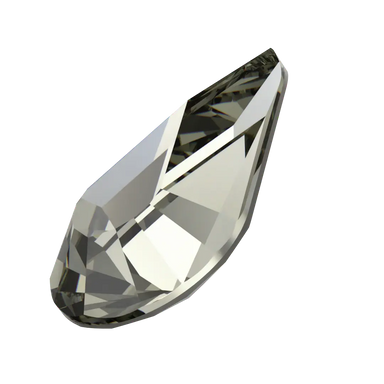 Swarovski Fancy Stones Xilion Pear (4328) Black Diamond - Bluestreak Crystals