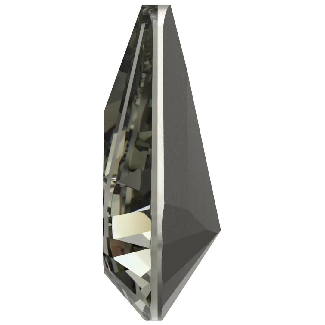 Swarovski Fancy Stones Xilion Pear (4328) Black Diamond - Bluestreak Crystals