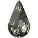 Swarovski Fancy Stones Xilion Pear (4328) Black Diamond - Bluestreak Crystals
