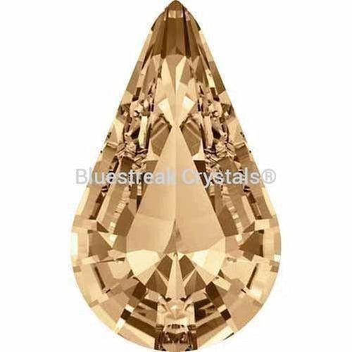Swarovski Fancy Stones Xilion Pear (4328) Crystal Golden Shadow-Swarovski Fancy Stones-6x3.6mm - Pack of 720 (Wholesale)-Bluestreak Crystals