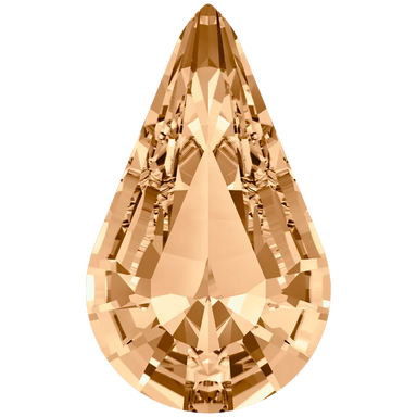 Swarovski Fancy Stones Xilion Pear (4328) Crystal Golden Shadow - Bluestreak Crystals