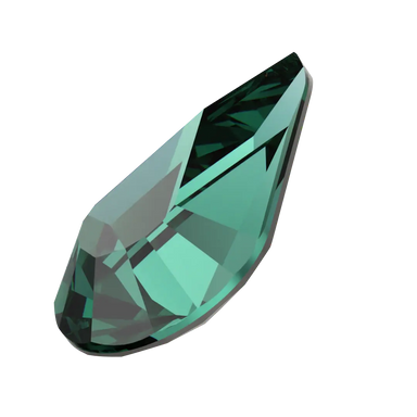 Swarovski Fancy Stones Xilion Pear (4328) Emerald - Bluestreak Crystals