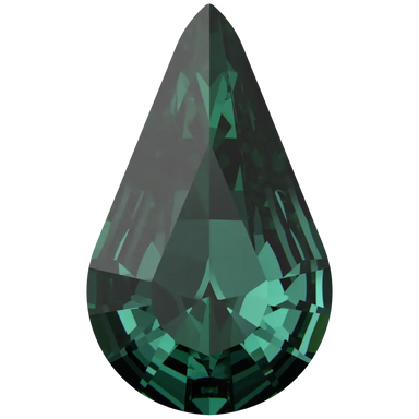 Swarovski Fancy Stones Xilion Pear (4328) Emerald - Bluestreak Crystals