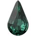 Swarovski Fancy Stones Xilion Pear (4328) Emerald - Bluestreak Crystals