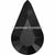 Swarovski Fancy Stones Xilion Pear (4328) Jet UNFOILED-Swarovski Fancy Stones-6x3.6mm - Pack of 720 (Wholesale)-Bluestreak Crystals