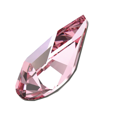 Swarovski Fancy Stones Xilion Pear (4328) Light Rose - Bluestreak Crystals