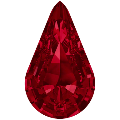 Swarovski Fancy Stones Xilion Pear (4328) Siam - Bluestreak Crystals