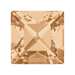 Swarovski Fancy Stones Xilion Square (4428) Crystal Golden Shadow - Bluestreak Crystals