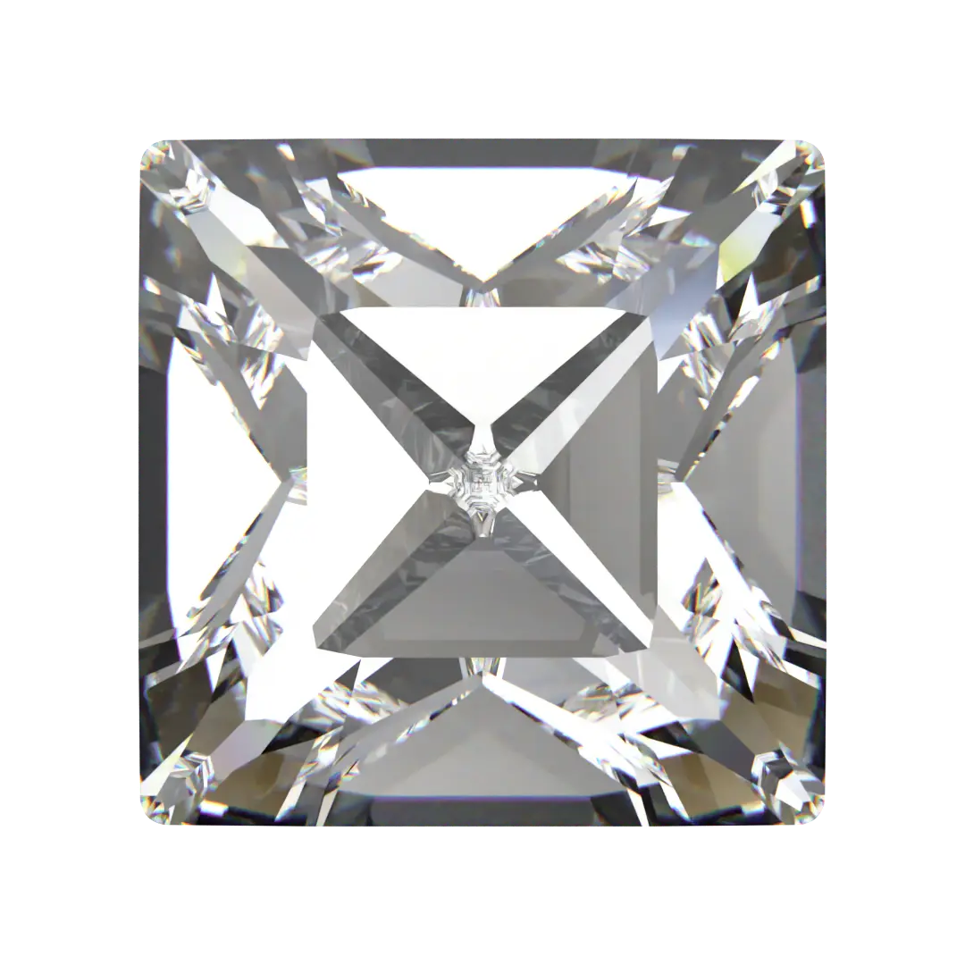 Swarovski Fancy Stones Xilion Square (4428) Crystal - Bluestreak Crystals