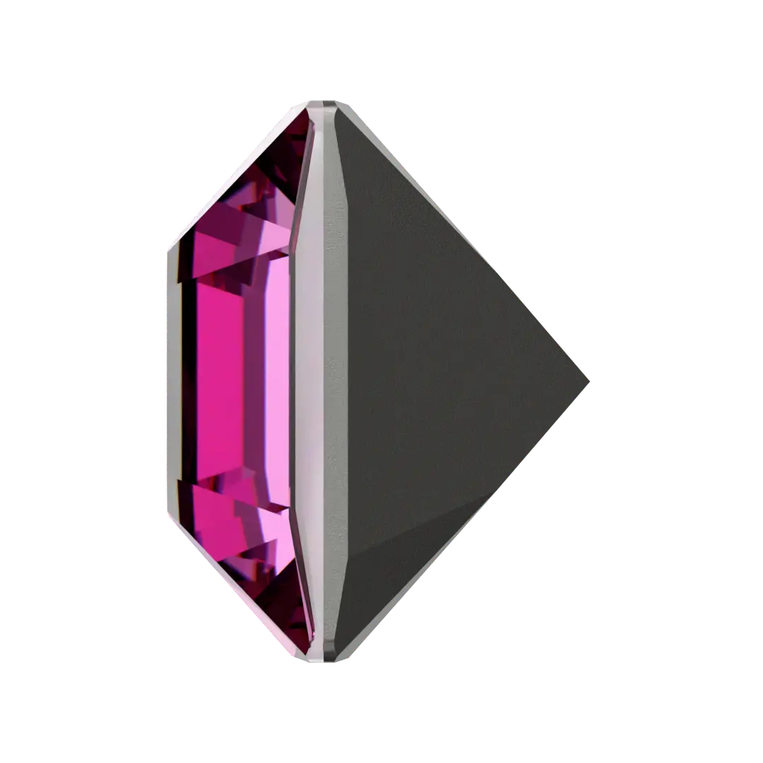 Swarovski Fancy Stones Xilion Square (4428) Dark Rose - Bluestreak Crystals