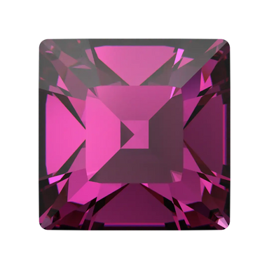 Swarovski Fancy Stones Xilion Square (4428) Dark Rose - Bluestreak Crystals