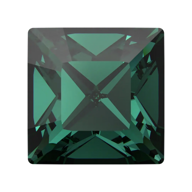Swarovski Fancy Stones Xilion Square (4428) Emerald - Bluestreak Crystals