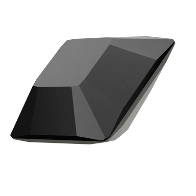 Swarovski Fancy Stones Xilion Square (4428) Jet - Bluestreak Crystals