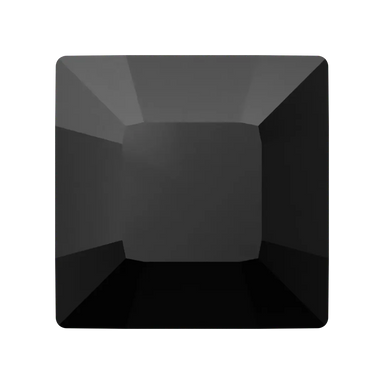 Swarovski Fancy Stones Xilion Square (4428) Jet UNFOILED - Bluestreak Crystals