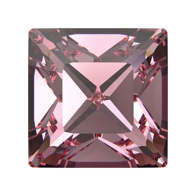 Swarovski Fancy Stones Xilion Square (4428) Light Rose - Bluestreak Crystals