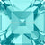 Swarovski Fancy Stones Xilion Square (4428) Light Turquoise-Swarovski Fancy Stones-1.5mm - Pack of 1440 (Wholesale)-Bluestreak Crystals