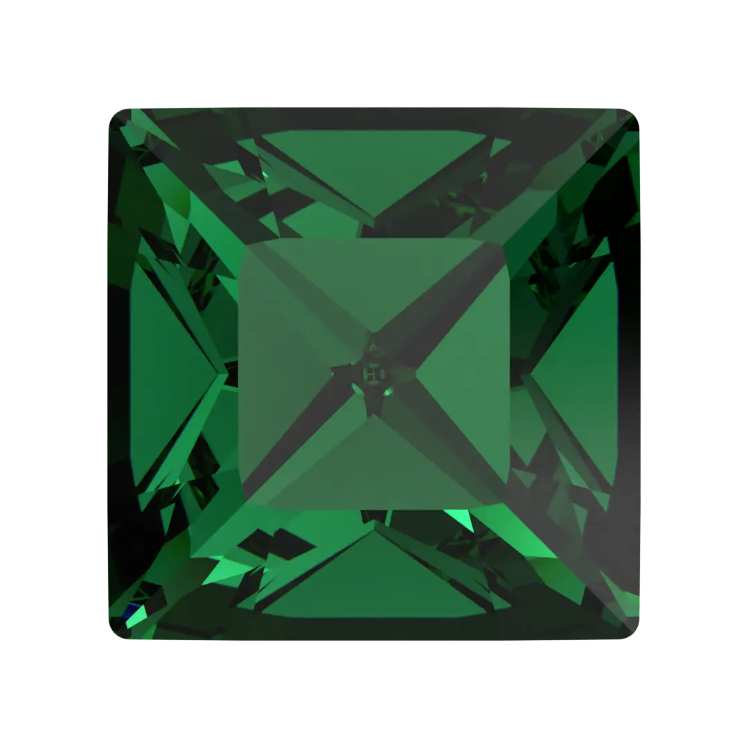 Swarovski Fancy Stones Xilion Square (4428) Majestic Green - Bluestreak Crystals