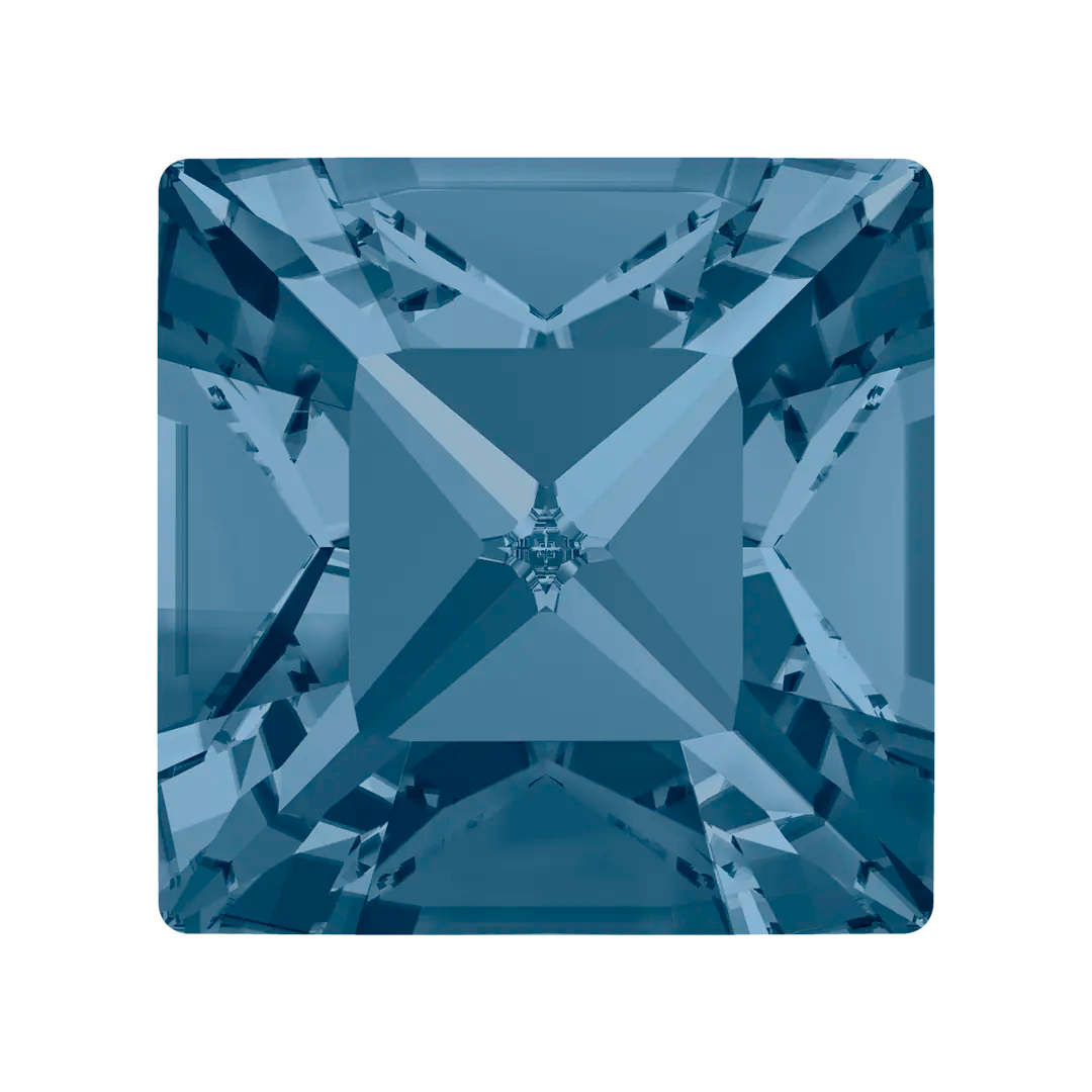 Swarovski Fancy Stones Xilion Square (4428) Montana - Bluestreak Crystals