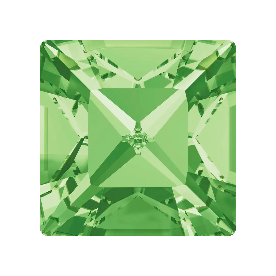 Swarovski Fancy Stones Xilion Square (4428) Peridot - Bluestreak Crystals