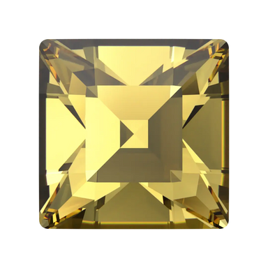 Swarovski Fancy Stones Xilion Square (4428) Recreated Dark Jonquil - Bluestreak Crystals