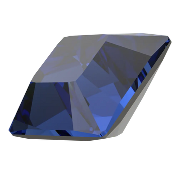 Swarovski Fancy Stones Xilion Square (4428) Recreated Dark Sapphire - Bluestreak Crystals