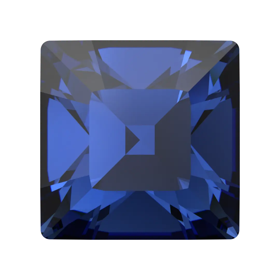 Swarovski Fancy Stones Xilion Square (4428) Recreated Dark Sapphire - Bluestreak Crystals