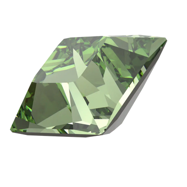 Swarovski Fancy Stones Xilion Square (4428) Recreated Peridot - Bluestreak Crystals