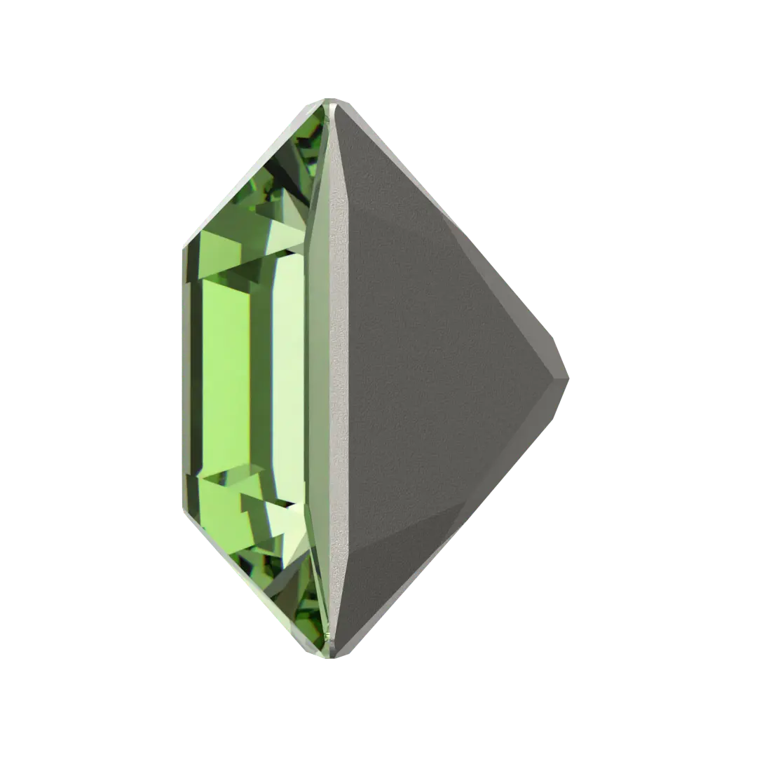 Swarovski Fancy Stones Xilion Square (4428) Recreated Peridot - Bluestreak Crystals