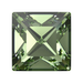 Swarovski Fancy Stones Xilion Square (4428) Recreated Peridot - Bluestreak Crystals