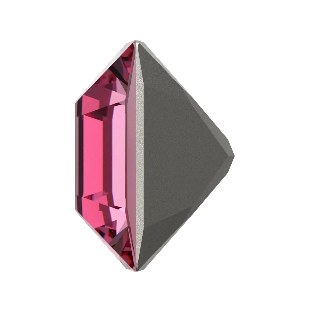 Swarovski Fancy Stones Xilion Square (4428) Rose - Bluestreak Crystals
