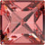 Swarovski Fancy Stones Xilion Square (4428) Rose Peach-Swarovski Fancy Stones-1.5mm - Pack of 1440 (Wholesale)-Bluestreak Crystals
