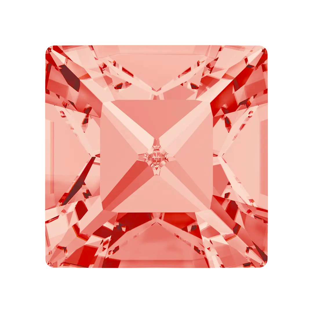 Swarovski Fancy Stones Xilion Square (4428) Rose Peach - Bluestreak Crystals
