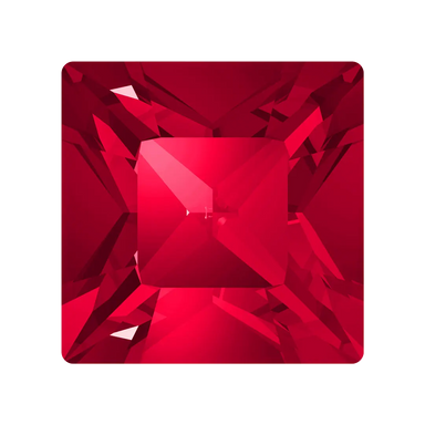 Swarovski Fancy Stones Xilion Square (4428) Scarlet - Bluestreak Crystals