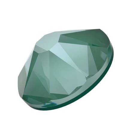 Swarovski Flat Back Crystals Non Hotfix (2000, 2058 & 2088) Crystal Pine Green Ignite UNFOILED - Bluestreak Crystals