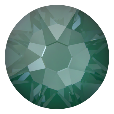 Swarovski Flat Back Crystals Non Hotfix (2000, 2058 & 2088) Crystal Pine Green Ignite UNFOILED - Bluestreak Crystals