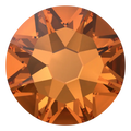 Swarovski Flat Back Crystals Non Hotfix (2000, 2058 & 2088) Dark Orange - Bluestreak Crystals