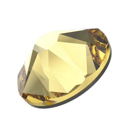 Swarovski Flat Back Crystals Non Hotfix (2000, 2058 & 2088) Recreated Dark Jonquil - Bluestreak Crystals